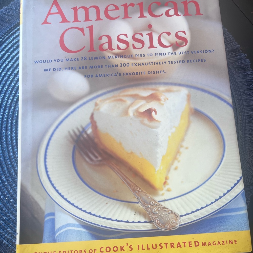 American Classics Cookbook by - Cream and Yellow